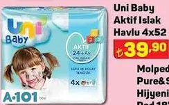 UNİ BABY ISLAK HAVLU UNİ BABY ISLAK HAVLU